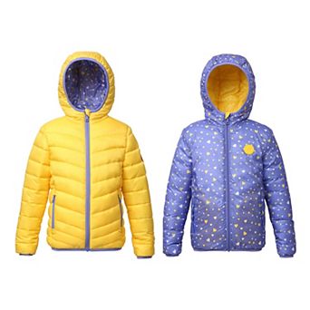 Girls' Rokka&Rolla Reversible Lightweight Puffer Jacket