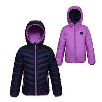 Girls' Rokka&Rolla Reversible Lightweight Puffer Jacket