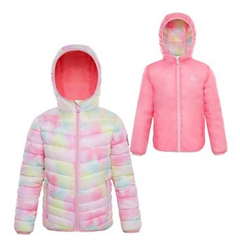 Girls' Rokka&Rolla Reversible Lightweight Puffer Jacket