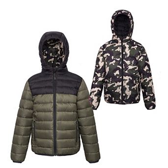 Boys' Reversible Lightweight Puffer Jacket