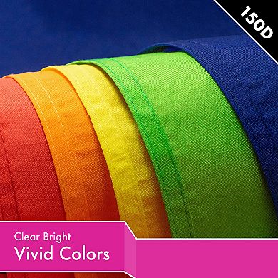 G128 Pink 150D Printed Polyester Flag