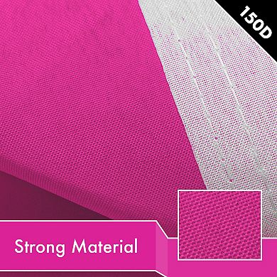 G128 Pink 150D Printed Polyester Flag