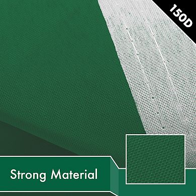 G128 Dark Green 150D Printed Polyester Flag