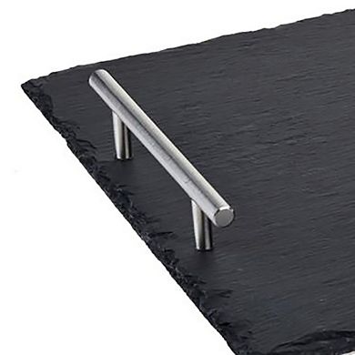 Wolfgang Puck Slate Tray with Stainless Steel Handles Model 679-689