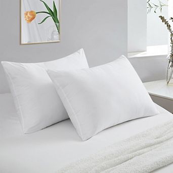 Unikome 2 Pack Peach Skin Soft Fabric Down Alternative Bed Pillows