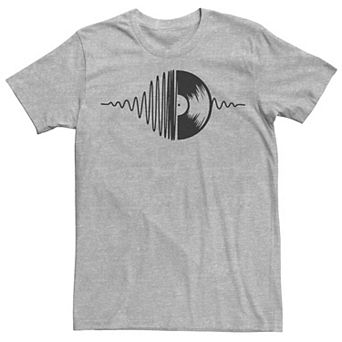 Men's Music Vinyl Record Soundwave Graphic Tee