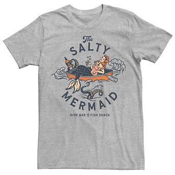 Men's The Salty Mermaid Dive Bar & Fish Shack Graphic Tee