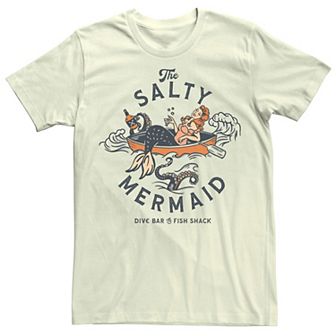 Men's The Salty Mermaid Dive Bar & Fish Shack Graphic Tee