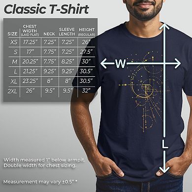 Men's Sparkle Golden Ratio Graphic Tee