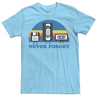 Men's Never Forget Retro Media Graphic Tee