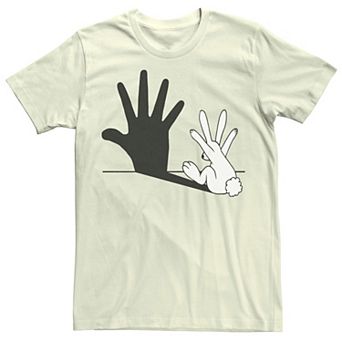 Men's Rabbit Hand Shadow Graphic Tee