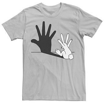 Men's Rabbit Hand Shadow Graphic Tee