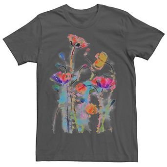 Men's Flowers Art Graphic Tee