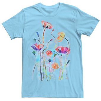 Men's Flowers Art Graphic Tee