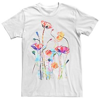 Men's Flowers Art Graphic Tee