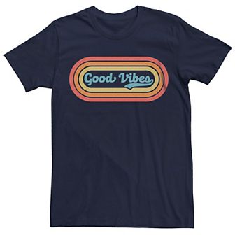 Men's Good Vibes Retro Graphic Tee