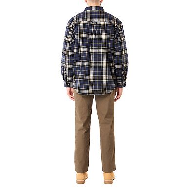 Big & Tall Smith's Workwear Stretch Fleece-Lined Canvas 5-Pocket Pants