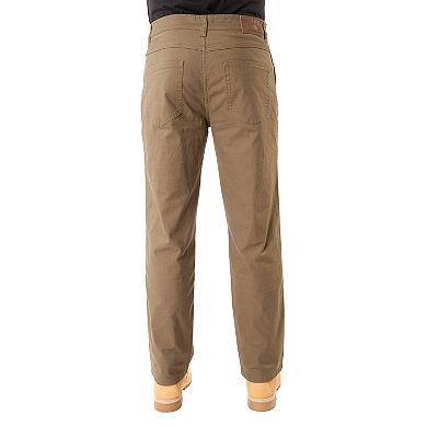 Big & Tall Smith's Workwear Stretch Fleece-Lined Canvas 5-Pocket Pants