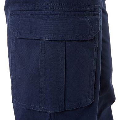 Big & Tall Smith's Workwear Stretch Fleece-Lined Canvas Cargo Pants