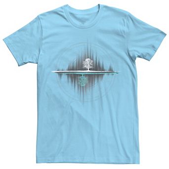 Men's Yin Yang Tree Of Life Soundwave Graphic Tee