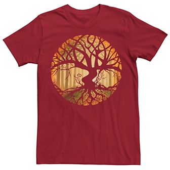 Men's Druid Tree Forest Graphic Tee