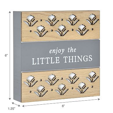 Belle Maison Little Things Caption Art Box Table Decor