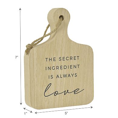 Belle Maison Love Figural Caption Art Box Table Decor