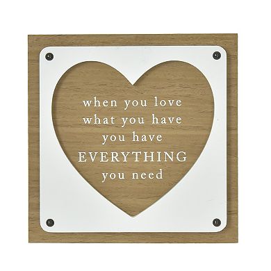 Belle Maison Everything Need Caption Art Box Table Decor