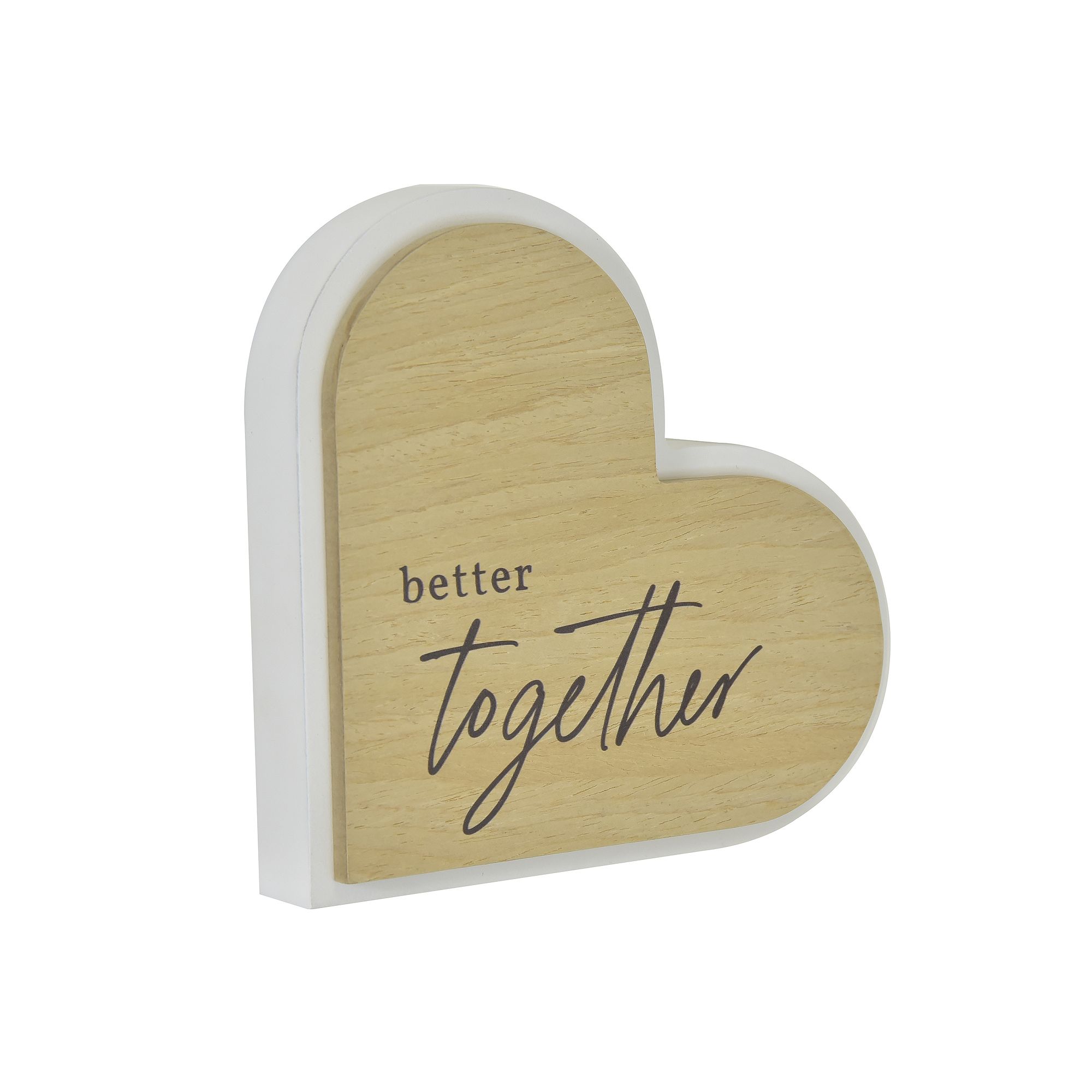 Belle Maison Better Together Caption Art Box Table Decor, Multi
