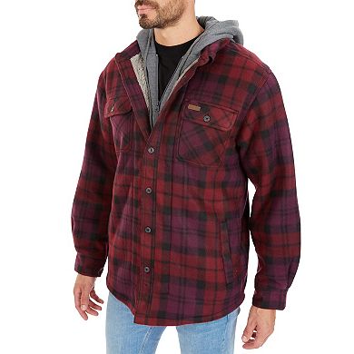 Big & Tall Smith's Workwear Sherpa-Lined Microfleece Shirt Jacket