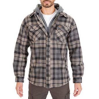 Big & Tall Smith's Workwear Sherpa-Lined Microfleece Shirt Jacket