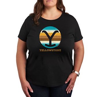 Plus Yellowstone Y Brand Blanket Graphic Tee