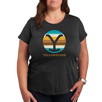 Plus Yellowstone Y Brand Blanket Graphic Tee