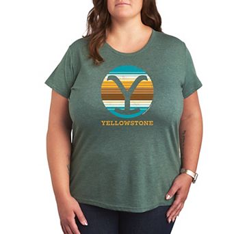 Plus Yellowstone Y Brand Blanket Graphic Tee