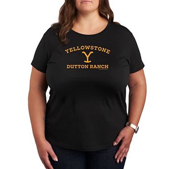 Plus Yellowstone Y Dutton Ranch Logo Graphic Tee