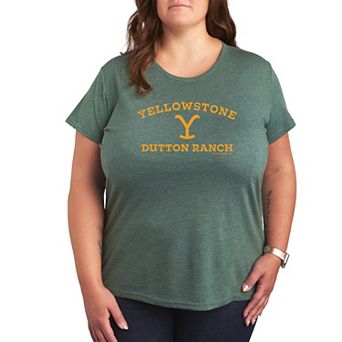 Plus Yellowstone Y Dutton Ranch Logo Graphic Tee