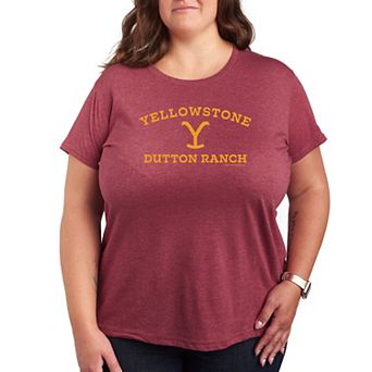 Plus Yellowstone Y Dutton Ranch Logo Graphic Tee