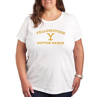 Plus Yellowstone Y Dutton Ranch Logo Graphic Tee