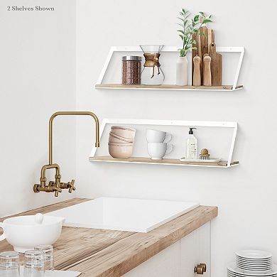 Belle Maison Angled Wall Shelf