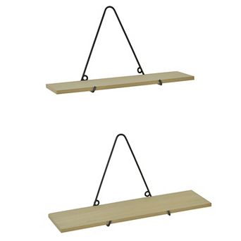 Belle Maison 2 pc Handing Shelf Wall Decor Set