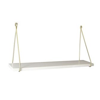 Belle Maison White Shelf Wall Decor