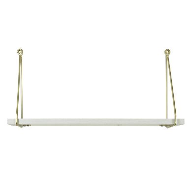Belle Maison White Shelf Wall Decor