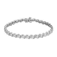 Sterling silver diamond 2025 tennis bracelet kohls