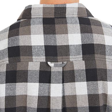 Big & Tall Smith's Workwear Sherpa-Lined Flannel Shirt Jacket