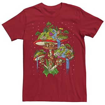 Men's Magic Mushroom Island Graphic Tee