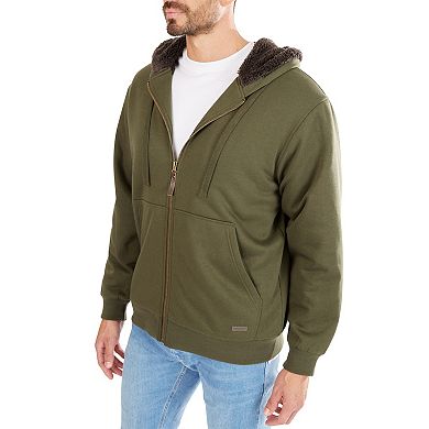 Big & Tall Smith's Workwear Sherpa-Lined Fleece Jacket