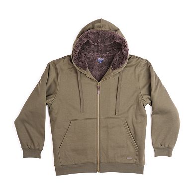 Big & Tall Smith's Workwear Sherpa-Lined Fleece Jacket