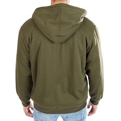 Big & Tall Smith's Workwear Sherpa-Lined Fleece Jacket