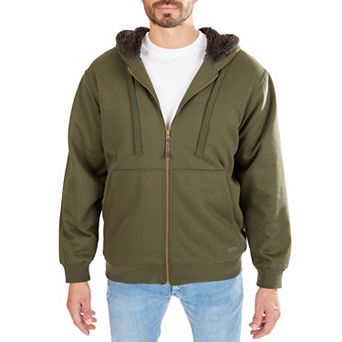 Big & Tall Smith's Workwear Sherpa-Lined Fleece Jacket