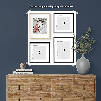 Belle Maison Mixed Size 4-Piece Wall Frame Set